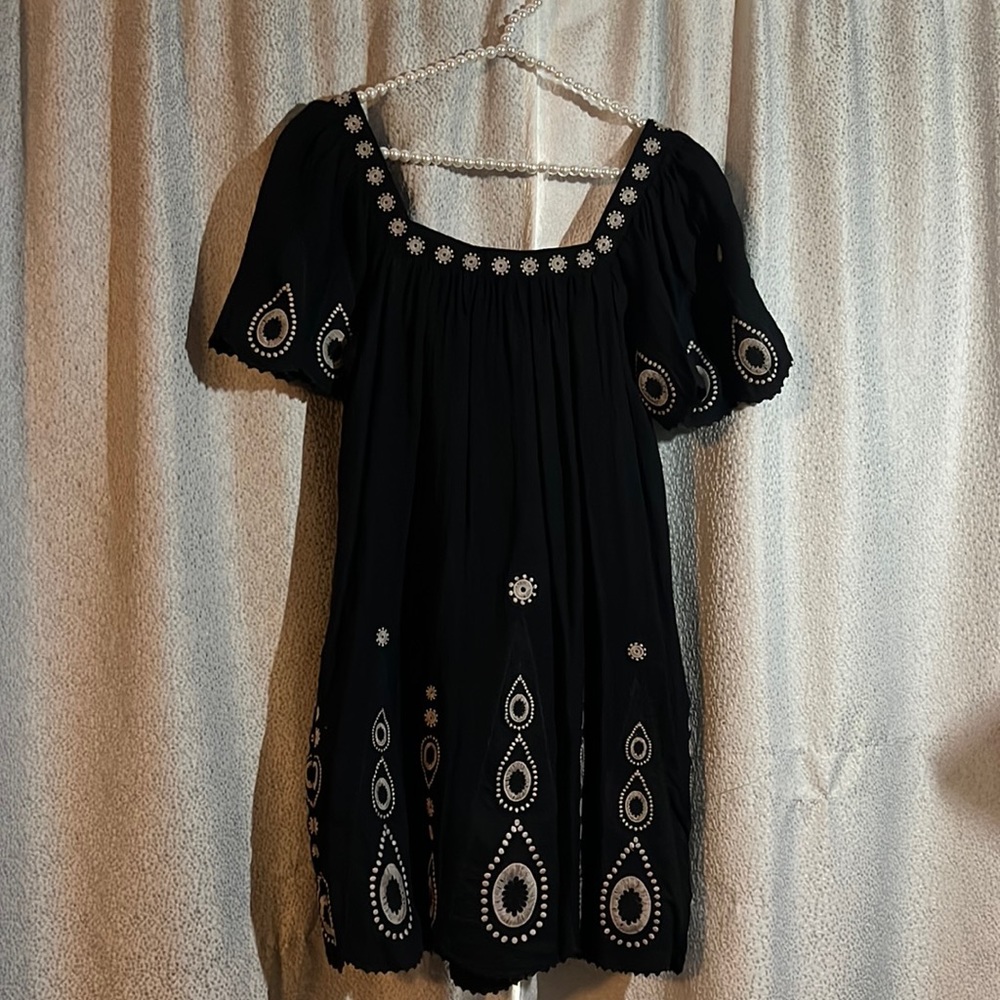 BCBG Max Azria Black Embroidered dress, 2